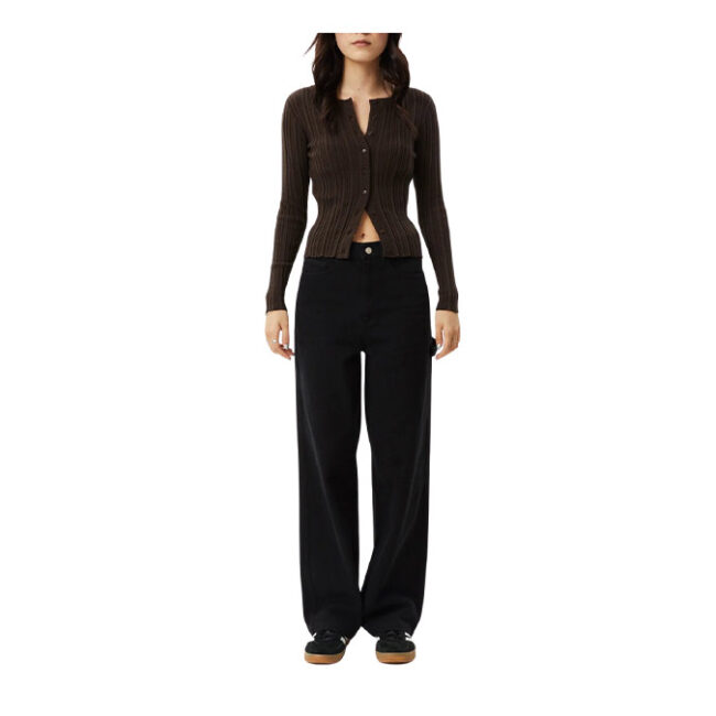 Afends Landed Knit Cardigan - Coffee