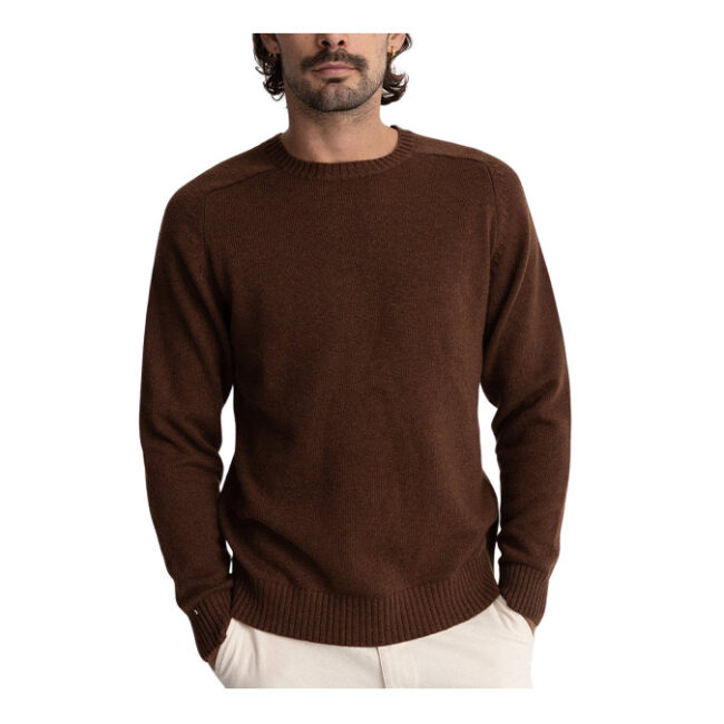 Rhythm Classic Crew Knit - Chocolate