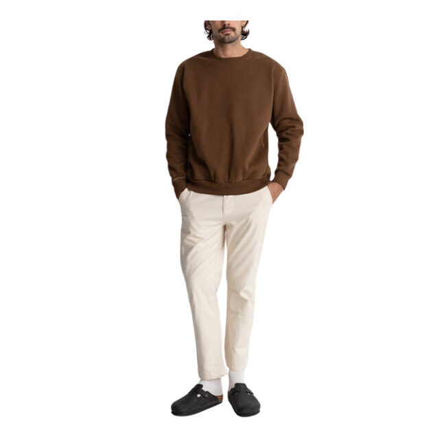 Rhythm Classic Fleece Crew - Chocolate