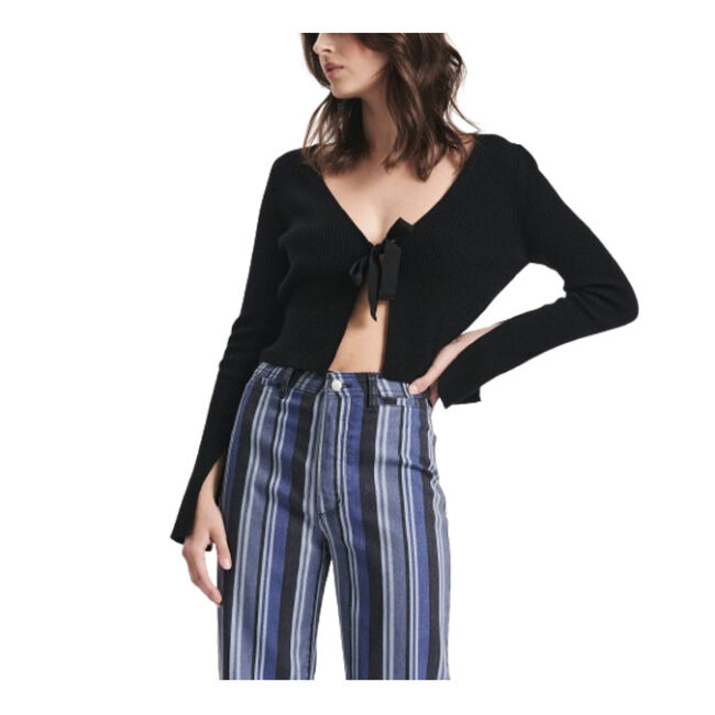 Rollas Cecile Knit Top - Black