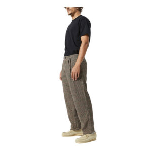 Mr Simple Brooklyn Pant - Natural Houndstooth