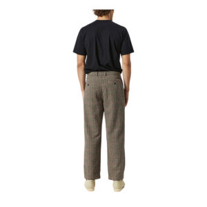 Mr Simple Brooklyn Pant - Natural Houndstooth