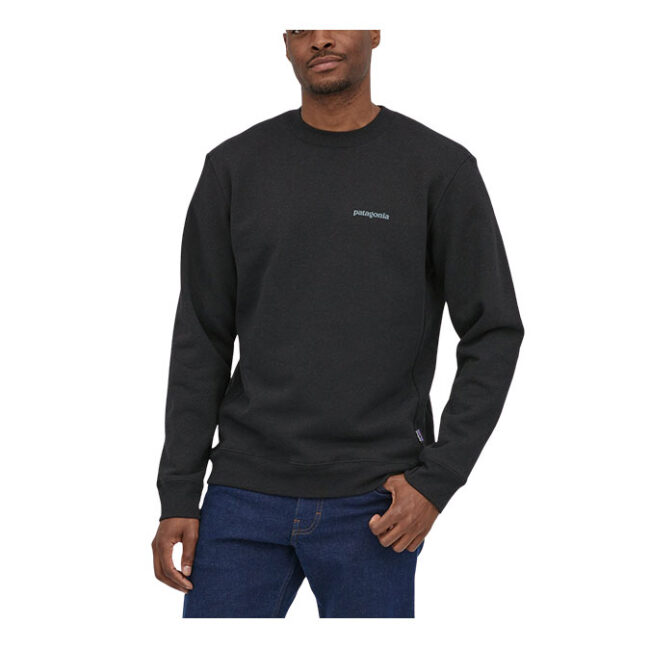 Patagonia Fitz Roy Icon Uprisal Crew Sweatshirt - Ink Black