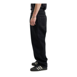 Thrills Big Slacker Disorder Embro Denim Jean - Black Rinse