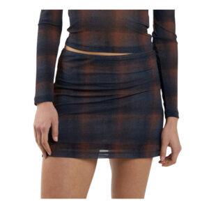 Thrills Enmesh Skirt - Midnight Blue