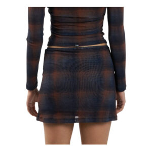 Thrills Enmesh Skirt - Midnight Blue