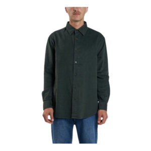 Thrills Gravitating Naturally Cord Long Sleeve Shirt - Thyme