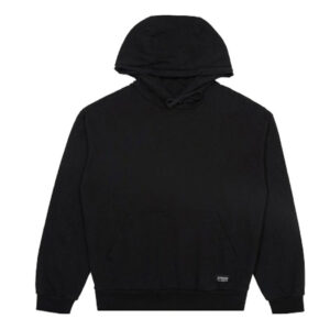 Afends Allday Hemp Pull On Hood - Black