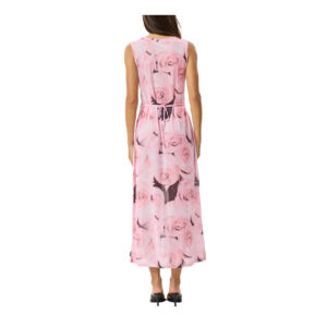 Afends Marinette Recycled Sheer Maxi Dress - Rose
