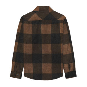 Brixton Bowery LS Arctic Stretch Fleece - Bison/Black