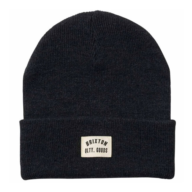 Brixton Woodburn Watch Cap Beanie - Washed Black