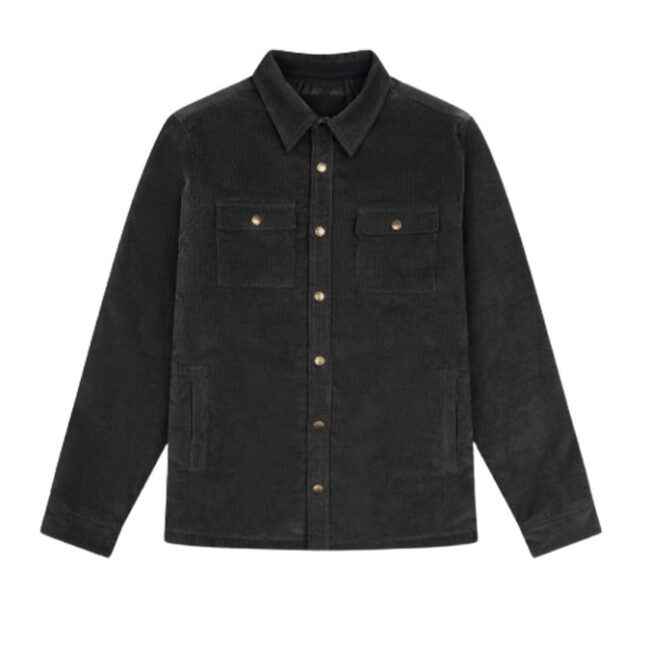 Mr Simple Quilted Cord Jacket - Graphite
