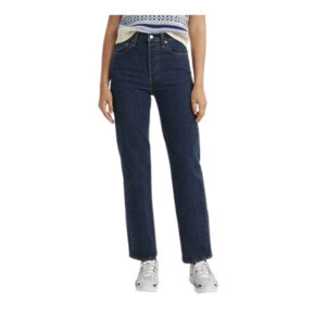 Levis Ribcage Straight Ankle Jean - Salsa Dark Stone