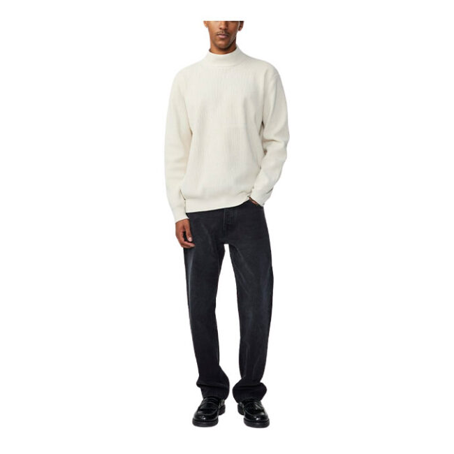 NN07 Danny Mock Neck 6429 - Ecru