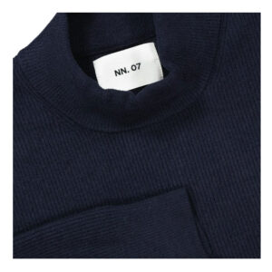 NN07 Danny Mock Neck 6429 - Navy Blue