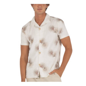 Rhythm La Casa Palm SS Shirt - Natural