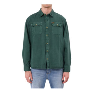 Rollas Trailer Drill Shirt - Deep Green