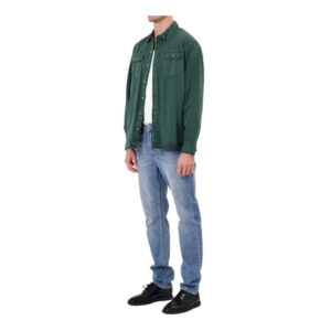 Rollas Trailer Drill Shirt - Deep Green