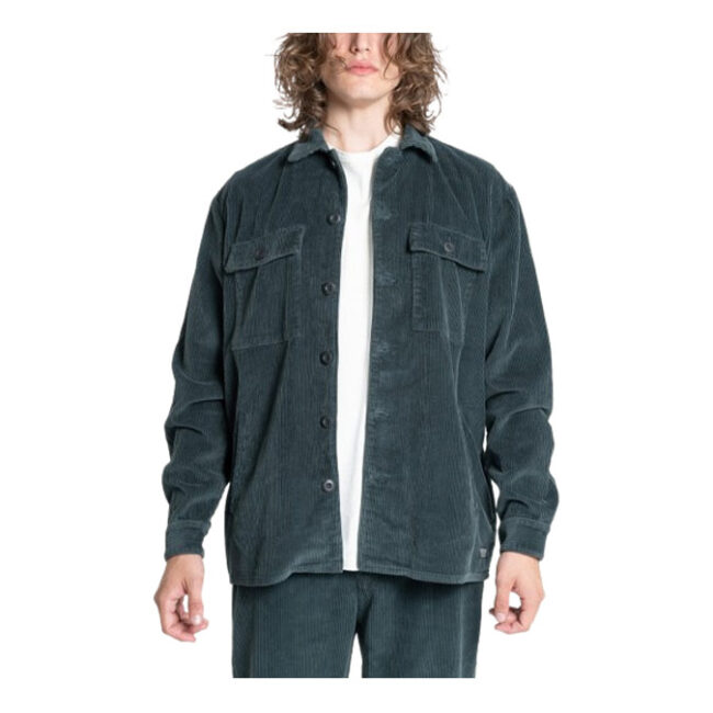 Thrills Labour Overshirt - Dark Jade