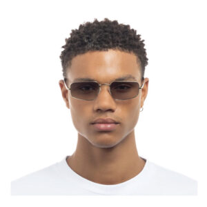 Le Specs Metagalactic - Gold/ Grey Gradient