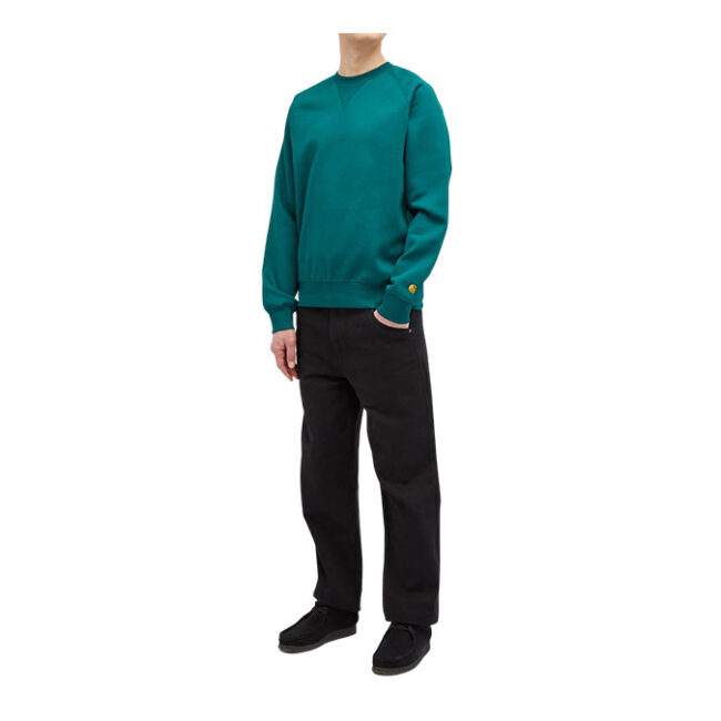 Carhartt Chase Sweat - Cherville/ Gold