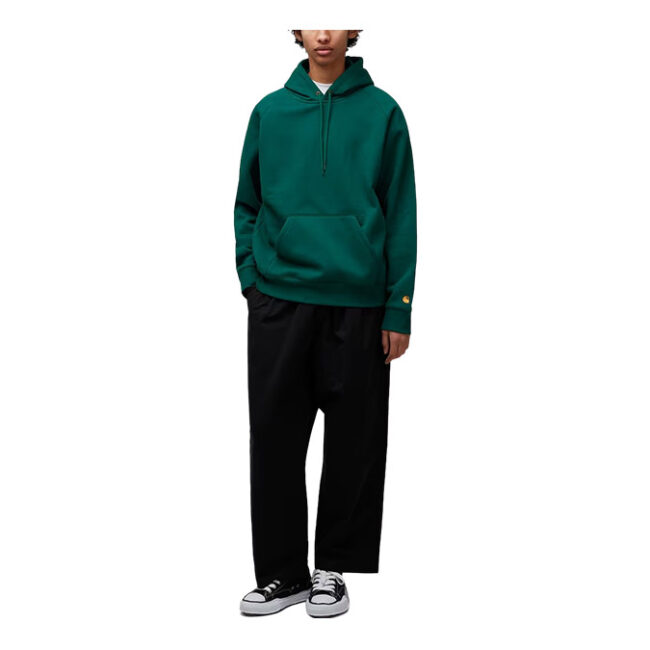 Carhartt Hooded Chase Sweat - Cherville/ Gold