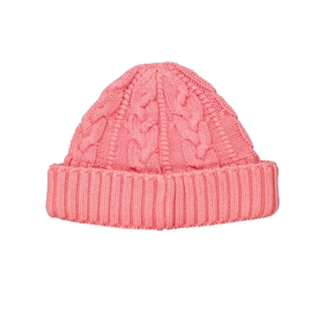 NN07 Cable Knit Beanie 6619 - Spiced Coral