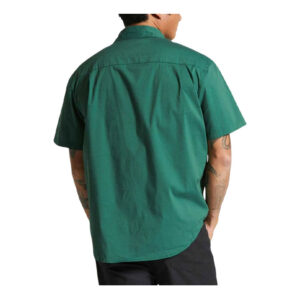 Brixton Builders Mechanic SS Shirt - Trekking Green