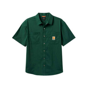 Brixton Builders Mechanic SS Shirt - Trekking Green