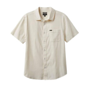 Brixton Charter Oxford SS Shirt - Off White
