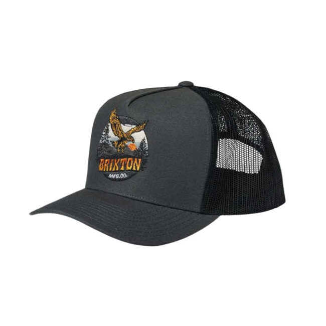 Brixton Ridgewood NP MC Trucker Cap - Charcoal/ Black
