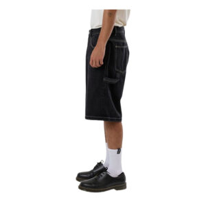 Thrills Big Slacker Denim Short - Aged Black
