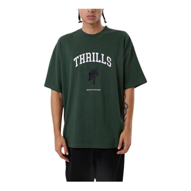Thrills Hard Knocks Box Fit O/Sized Tee - Sycamore