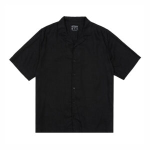 Afends Everyday Hemp Short Sleeve Shirt - Black