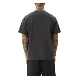 Afends Scorched Heavy Recycled Boxy Fit Tee - Stone Black