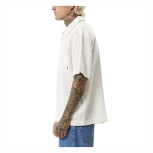 Afends Everyday Hemp Short Sleeve Shirt - White