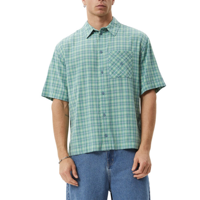Afends Creator Recycled Short Sleeve Shirt - Pine