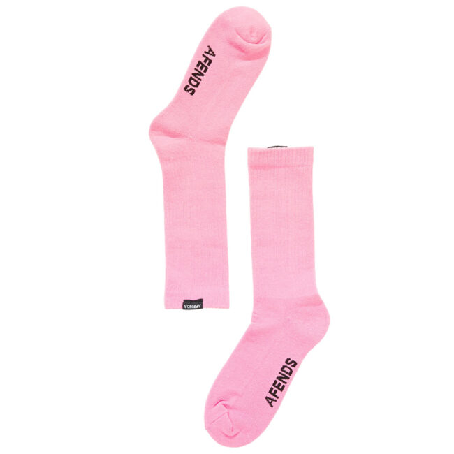 Afends Everyday Hemp Socks One Pack - Pink