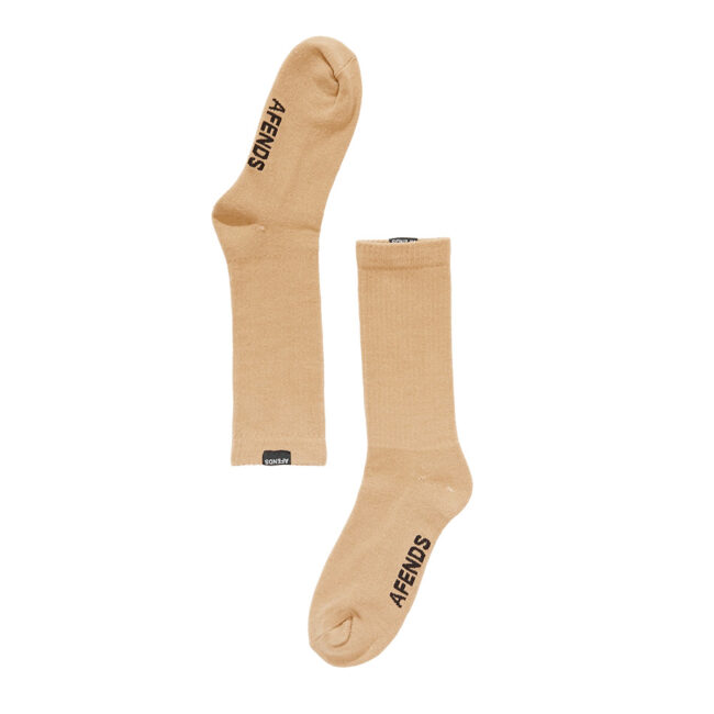 Afends Everyday Hemp Socks One Pack - Taupe
