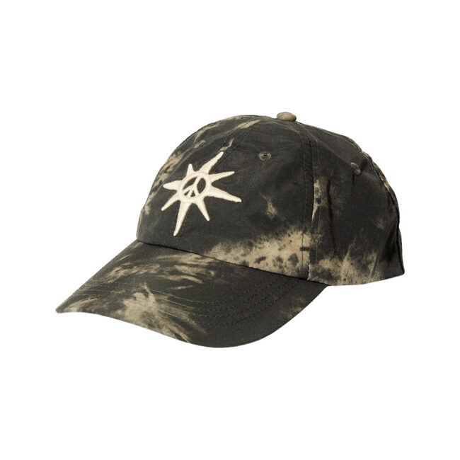 Afends Peace Out Recycled Six Panel Cap - Sand