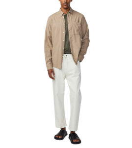 NN07 Arne LS Shirt BD 5655 - Greige