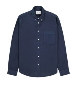 NN07 Arne LS Shirt BD 5655 - Navy Blue