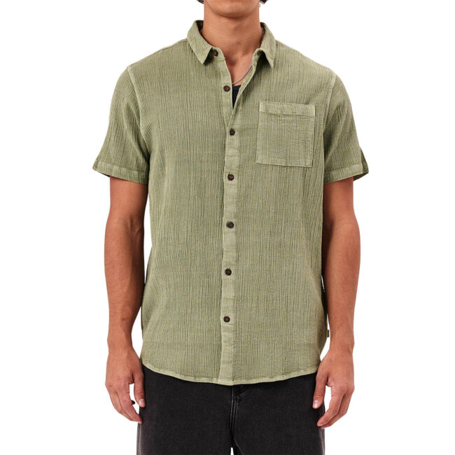 Rollas Bon Crepe Shirt - Pistachio