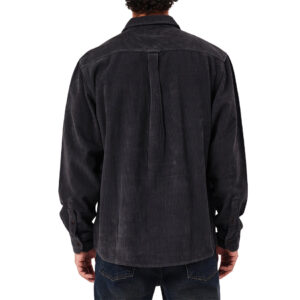 Rollas Trailer Fat Cord Shirt - Black