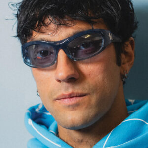 Radio Eyewear x Hoddle Prestigio - Transparent Blue Fade/Blue