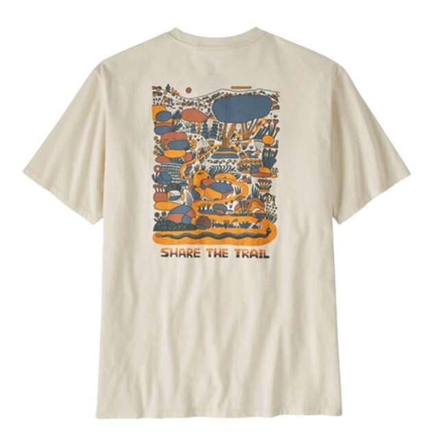 Patagonia M's Commontrail Pocket Responsibili-Tee - Birch White