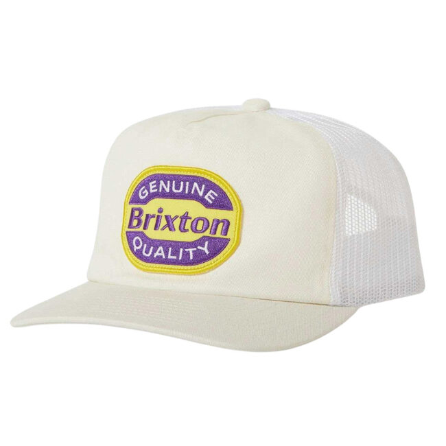 Brixton Neon Keaton MP Trucker Hat - White/Yellow