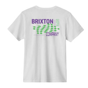 Brixton Finish Line S/S STT - White