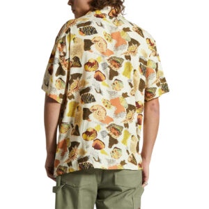 Brixton Bunker Reserve S/S Camp Collar Woven Shirt - Multi Colour Shell