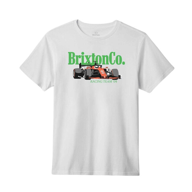 Brixton Formula S/S STT - White/Green